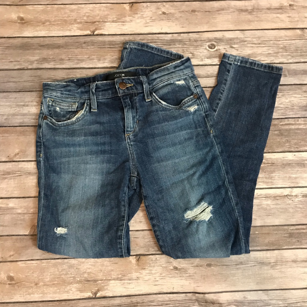 Joes Jeans Destroyed Skinny Jeans